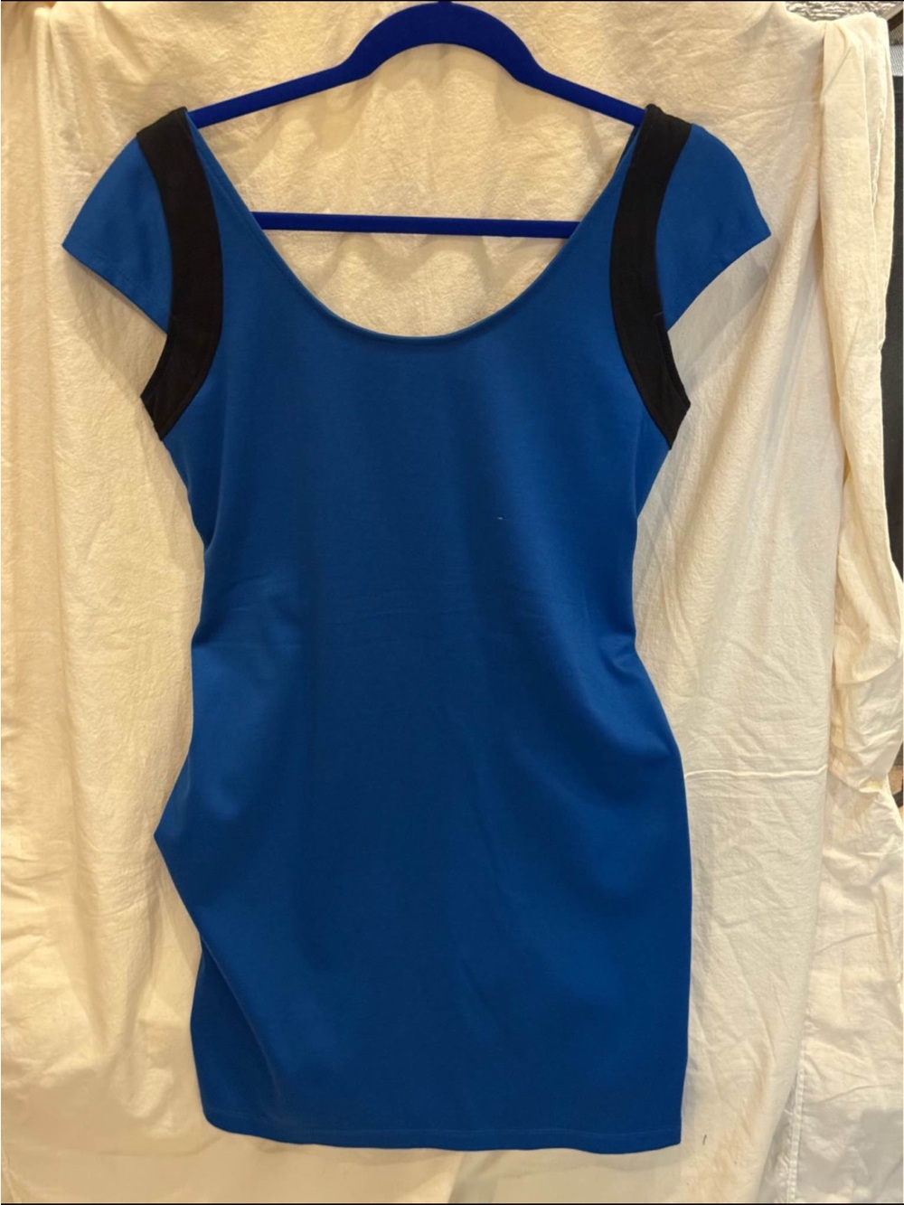 Rampage cobalt blue scoop neck bodycon dress
